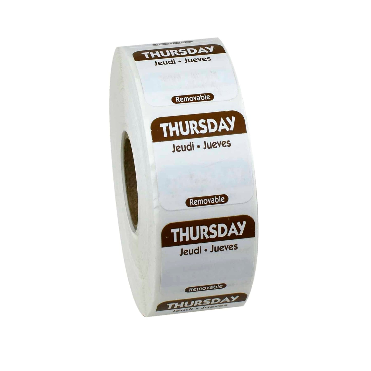 NCCO Removable Day of the Week Labels, Thursday (Roll of 1000) - R104R