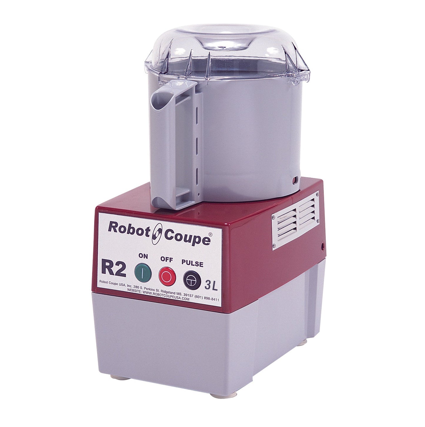 Robot Coupe R2B Batch Bowl Food Processor, Composite 3 L Bowl, 1 HP, 120V - R2B