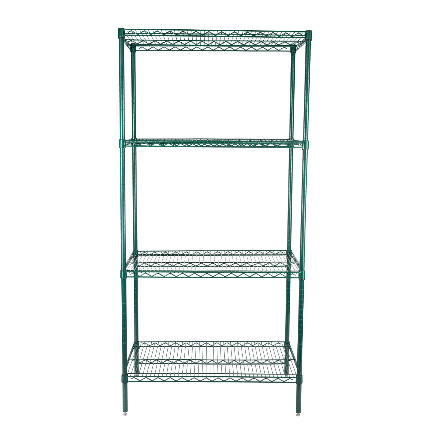 Torngat Shelving | Tablette en fil métallique, 14 x 60 po, époxy vert