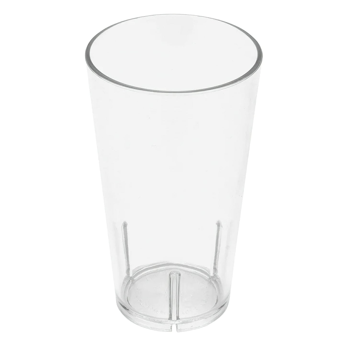 Shaker/verre à boisson en plastique GET, 16 oz, transparent (paquet de 24)