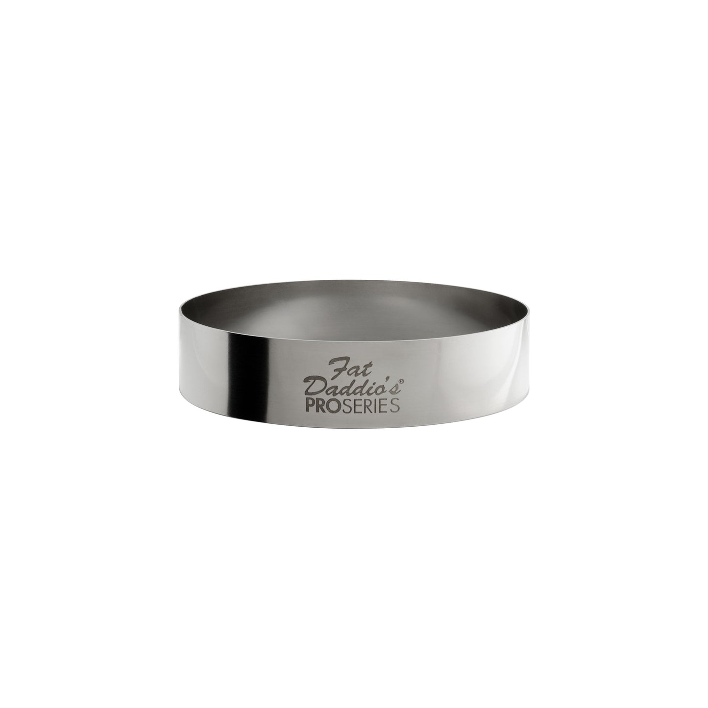 Fat Daddio's | Cercle à gâteau et à pâtisserie ProSeries, 3 x 0,75 po, acier inoxydable