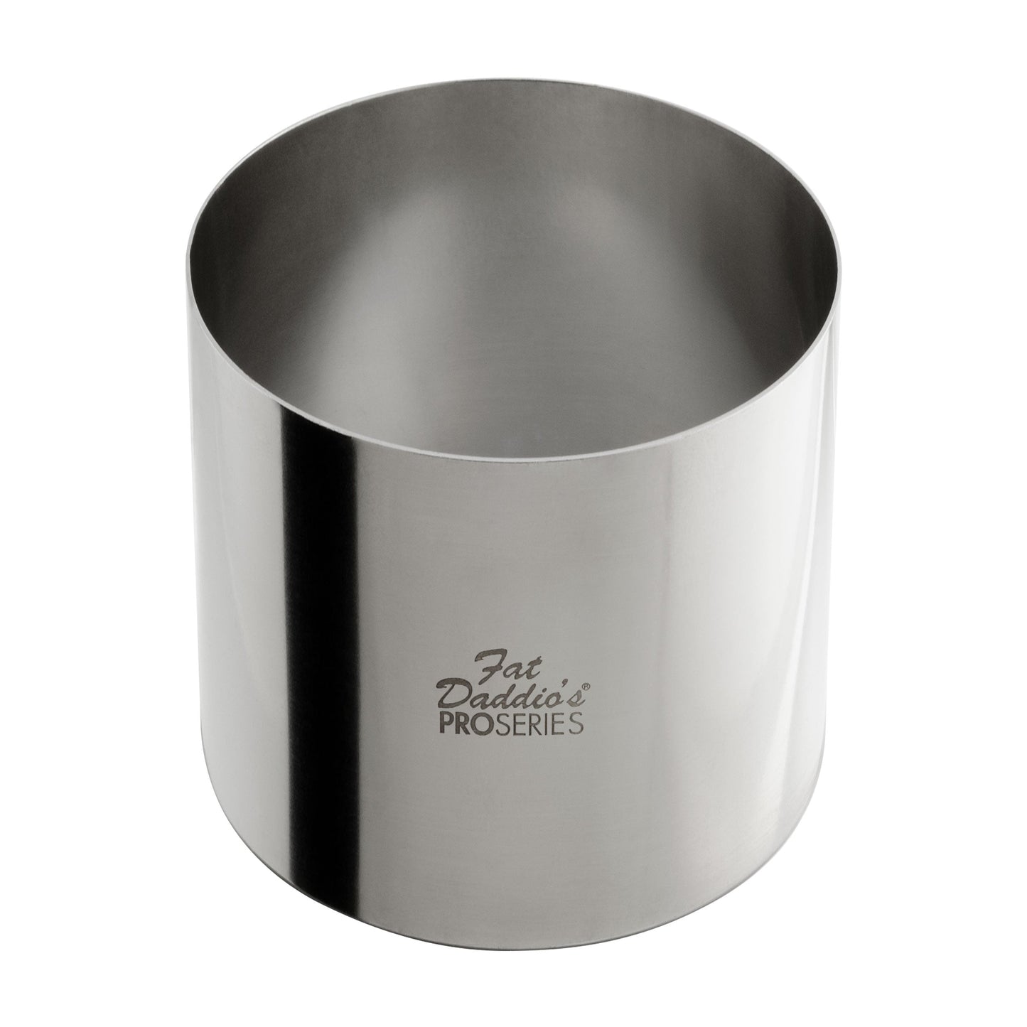 Fat Daddio's ProSeries Cake and Pastry Ring, 4" x 3", Stainless Steel - FDSSRD4030