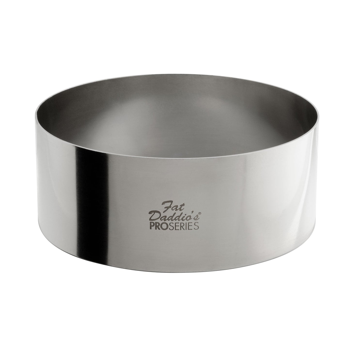 Fat Daddio's ProSeries Cake and Pastry Ring, 5" x 2", Stainless Steel - FDSSRD5020