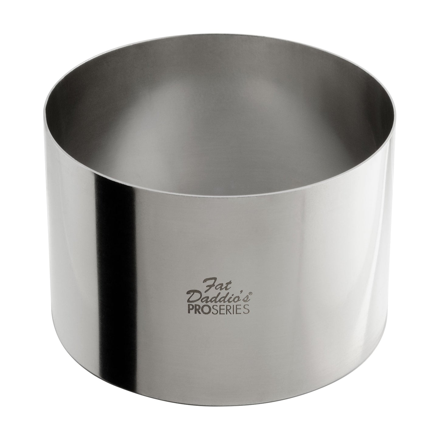 Fat Daddio's ProSeries Cake and Pastry Ring, 5" x 3", Stainless Steel - FDSSRD5030