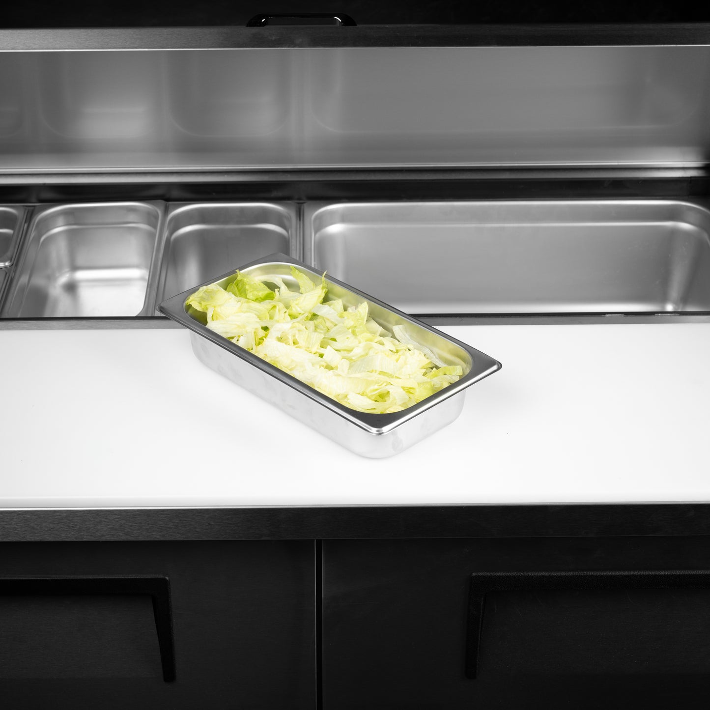 SignatureWares 1/3 Size Food Pan, 2 1/2" Deep, 24 Gauge Stainless Steel - STEAMPAN132