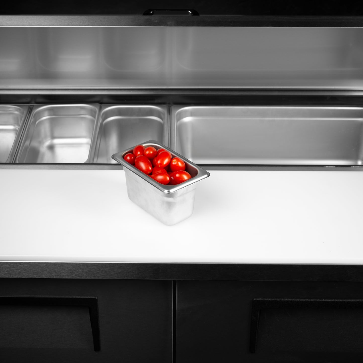 SignatureWares 1/9 Size Food Pan, 4" Deep, 24 Gauge Stainless Steel - STEAMPAN194