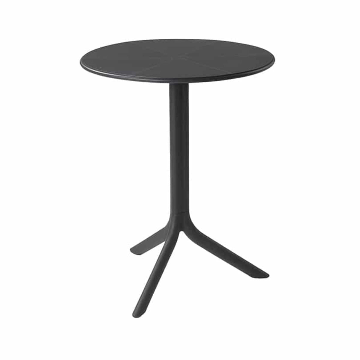 NARDI Spritz Adjustable Height Table, 24" Round, Anthracite - 40058.02.000