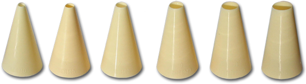 Canada Cutlery Plain Piping Tip Set, 6 Pieces, Plastic, FINAL SALE - #T30001.31937