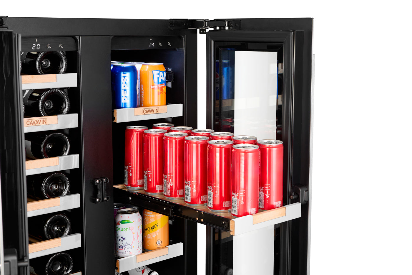 Cavavin Vinoa Bottle & Beverage Cooler - lifestyle