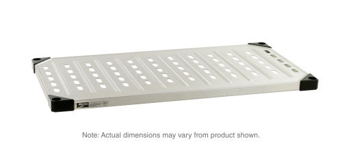 Metro Super Erecta Louvered/Embossed Solid Shelf, 21" x 60", Stainless Steel, FINAL SALE - 2160LS