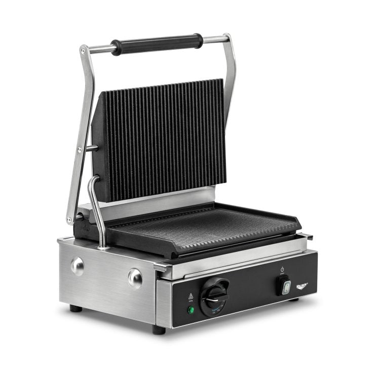 Vollrath PSG4-SG120-C Panini Press, Single, Cast Iron Grooved Plates, 120V - PSG4-SG120-C