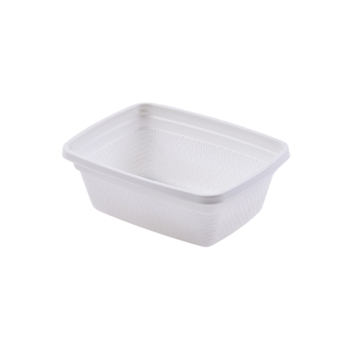 Aladdin Temp-Rite Disposable High Heat Soup Bowl, Rectangular, 8 oz, White (1000-pack) - B19