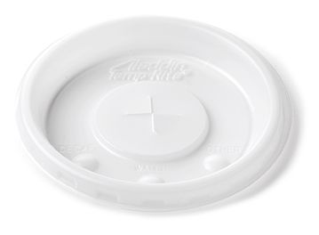 Aladdin Temp-Rite Disposable Cup/Mug Lid, Straw Slot with Indicators, White (2000-pack) - B44