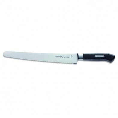 F. Dick ActiveCut Utility Knife, Serrated, 10", Black - 8905126