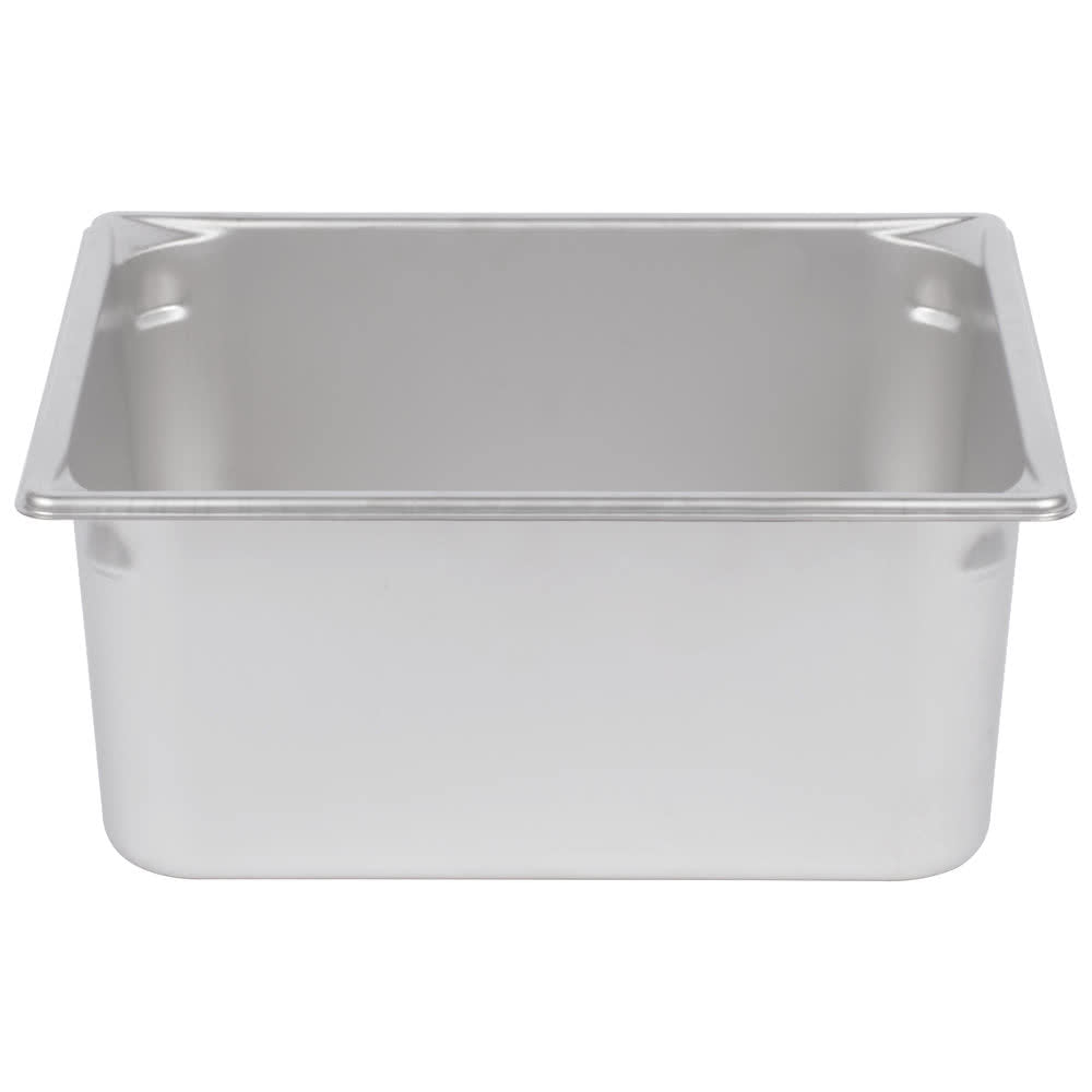 Vollrath Super Pan V 2/3 Size Food Pan, 6" Deep, 22 Gauge Stainless Steel - 30162