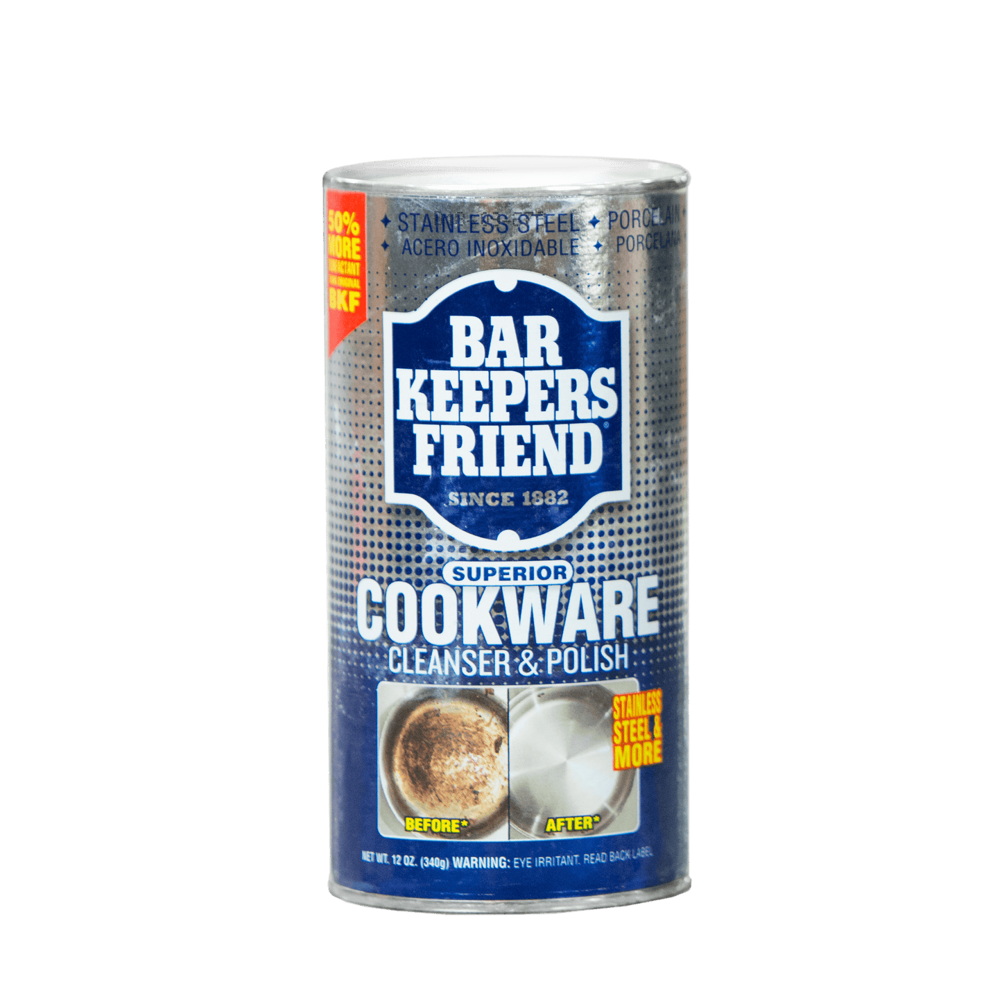 Bar Keepers Friend Cookware Cleanser & Polish, 12 oz - 11533