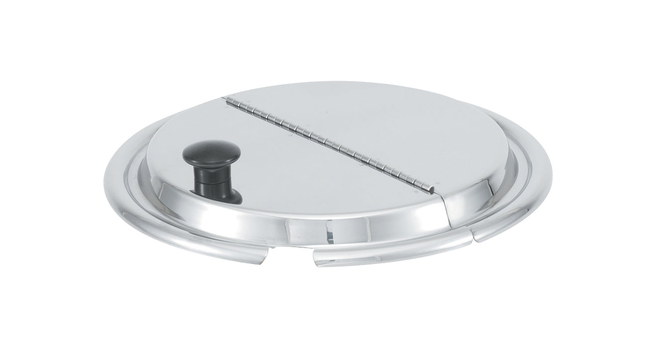 Vollrath Round Hinged Insert Cover with Slot, 11 qt - 47490