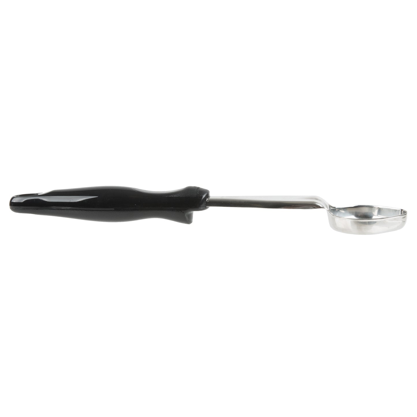 Vollrath Heavy Duty Color Coded Oval Spoodle, 1 oz, Black - 6412120