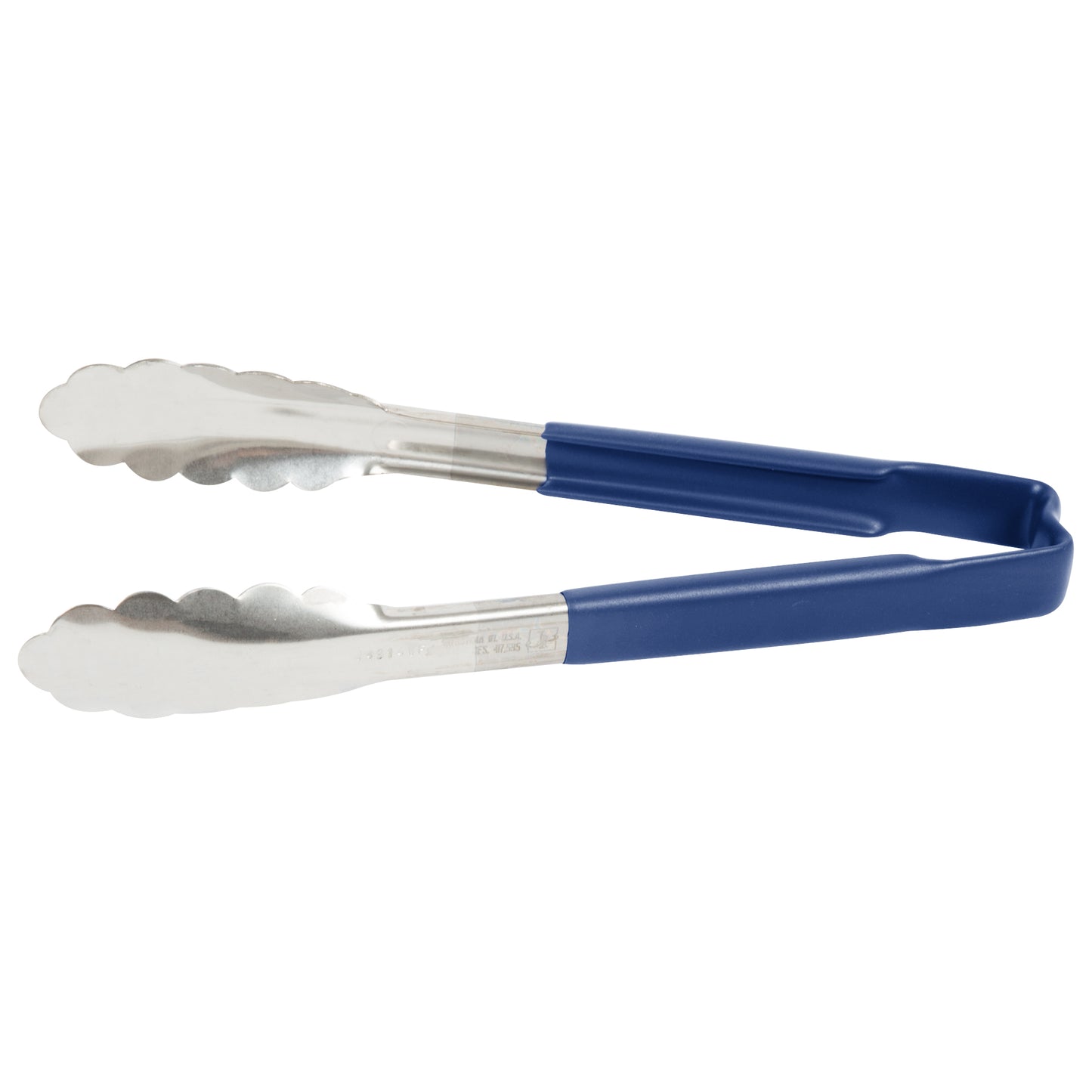 Vollrath Kool-Touch One-Piece Tongs, 9.5", Blue - 4780930