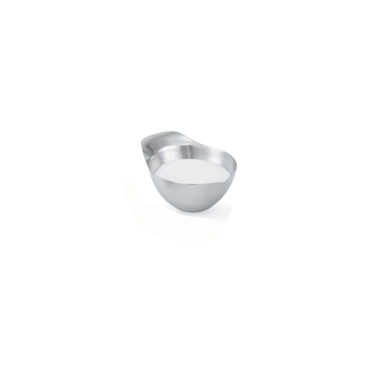 Vollrath Measured Spouted Transfer Bowl, 12 oz, Stainless Steel - 46658
