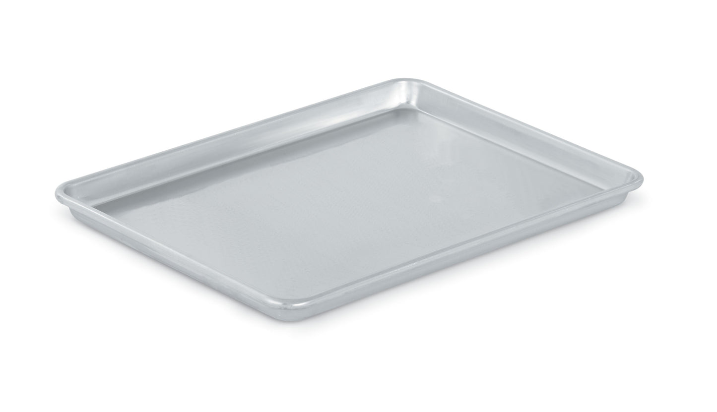 Vollrath Wear-Ever Heavy-Duty Bun Pan, Wire Rimmed, Half Size, 18 Gauge Aluminum - 5303