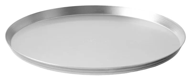 Lloyd Pans Round Rimmed Pizza Pan, 76 Degree, 15" x 1.125" (12-pack) - RND-14057
