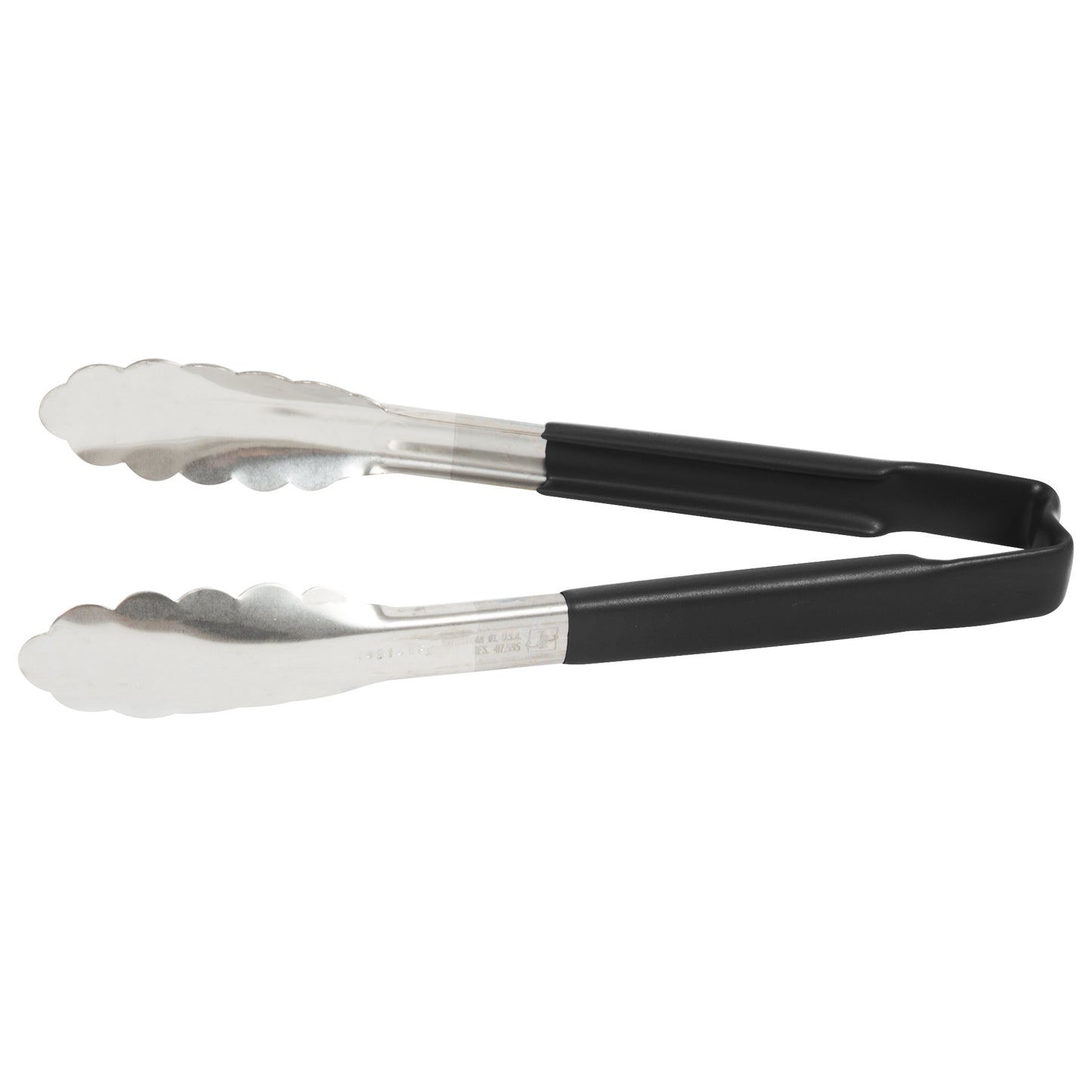 Vollrath Kool-Touch One-Piece Tongs, 9.5", Black - 4780920
