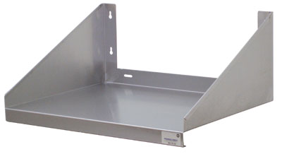 Advance Tabco Wall Mounted Microwave Shelf, 24" x 36", Stainless Steel, FINAL SALE - MS-24-36