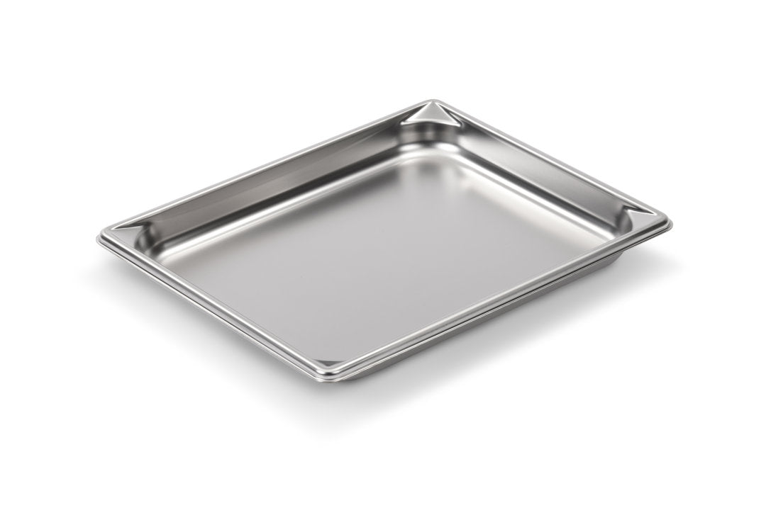 Poêle demi-taille Vollrath Super Pan V, 3,2 cm de profondeur, calibre 22, acier inoxydable