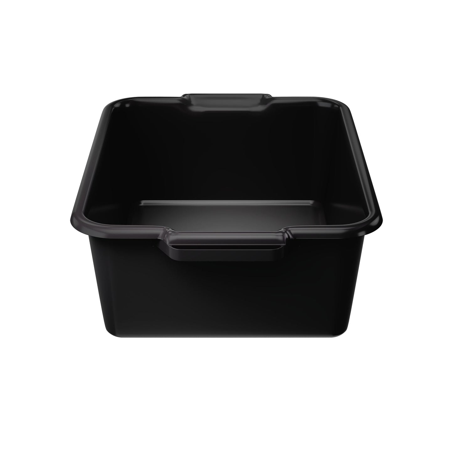 Vollrath Signature Heavy Duty Bus Bin, 20" x 15" x 7", Black - 52660