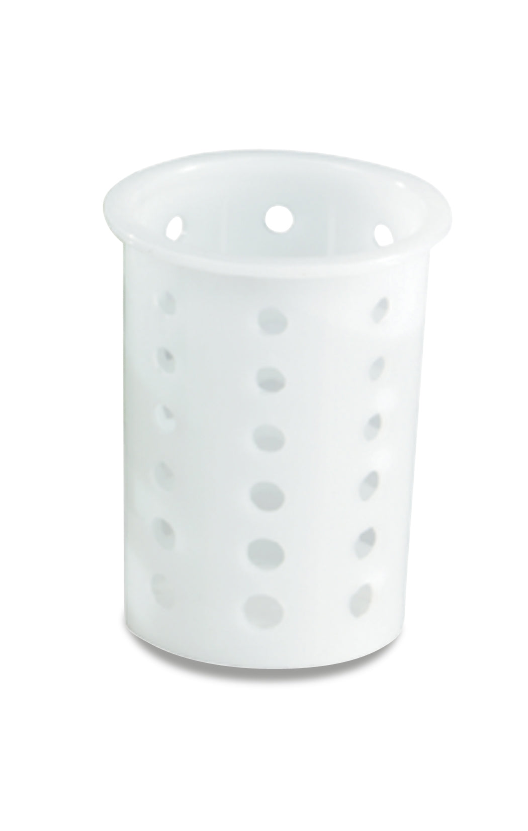 Vollrath Round Flatware Washing Cylinders, Plastic, White - 52643