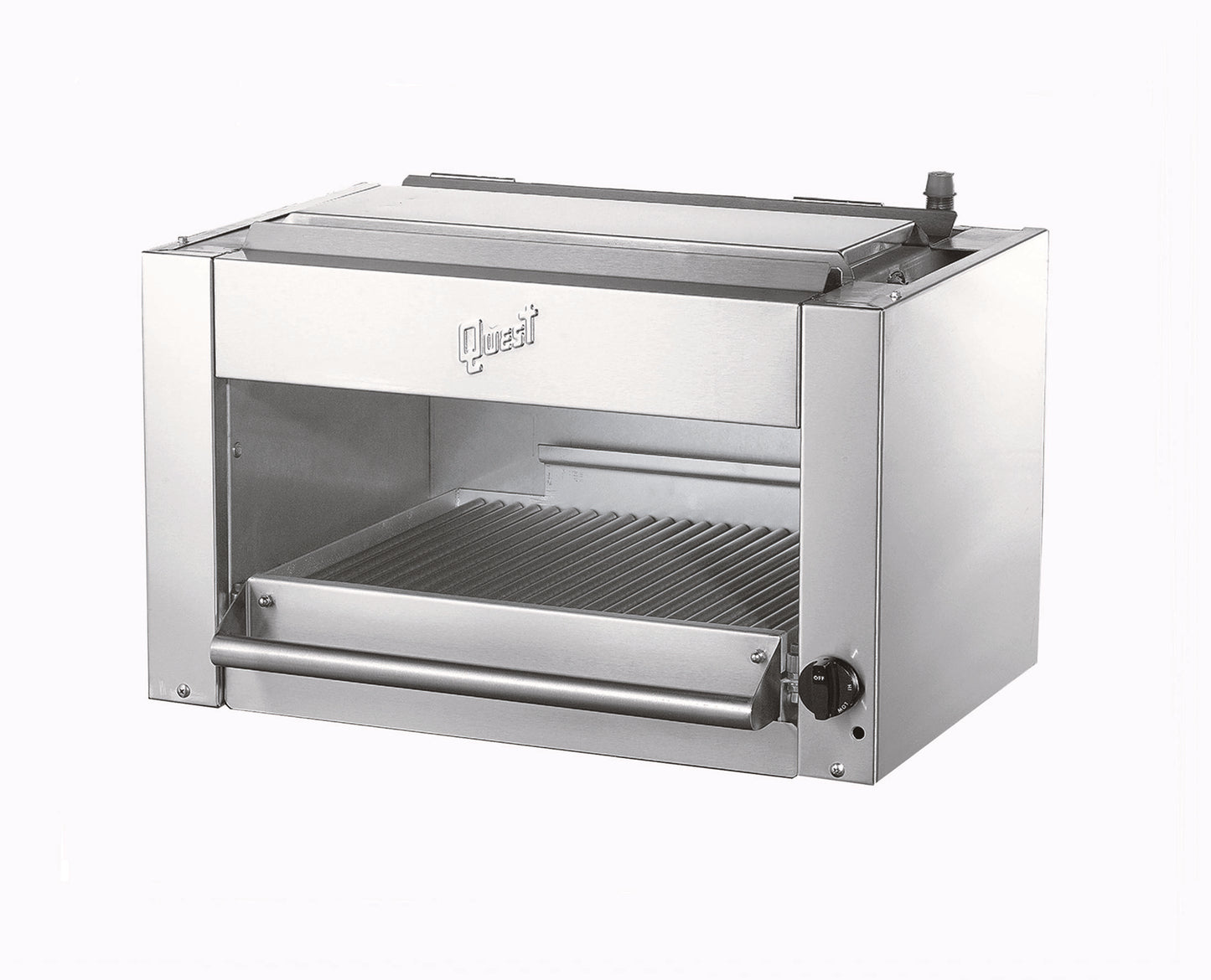 Quest | Grille salamandre avec grille déroulante, 24 po, gaz naturel