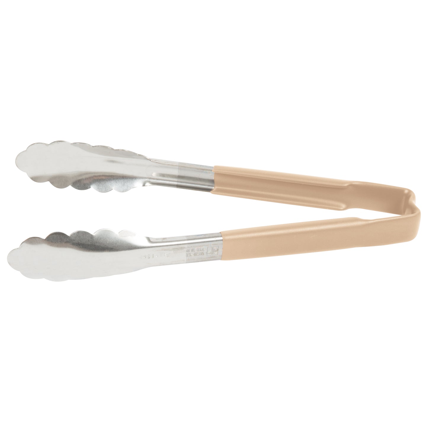 Vollrath Kool-Touch One-Piece Tongs, 9.5", Tan - 4780960