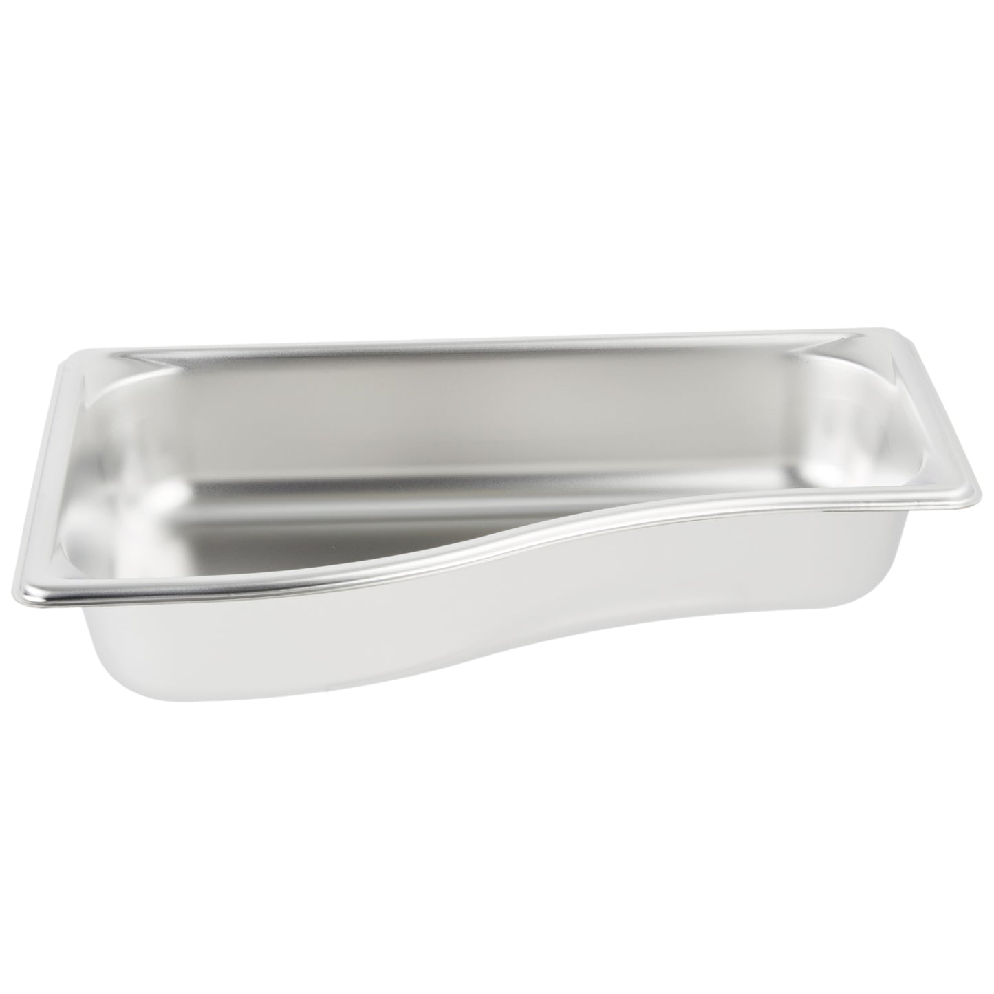 Vollrath Super Pan 1/3 Size Wild Shape Outer Food Pan, 2.5" Deep, 22 Gauge Stainless Steel - 3100320