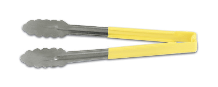 Vollrath VersaGrip Kool-Touch One-Piece Tongs, 12", Yellow, FINAL SALE - 4791250