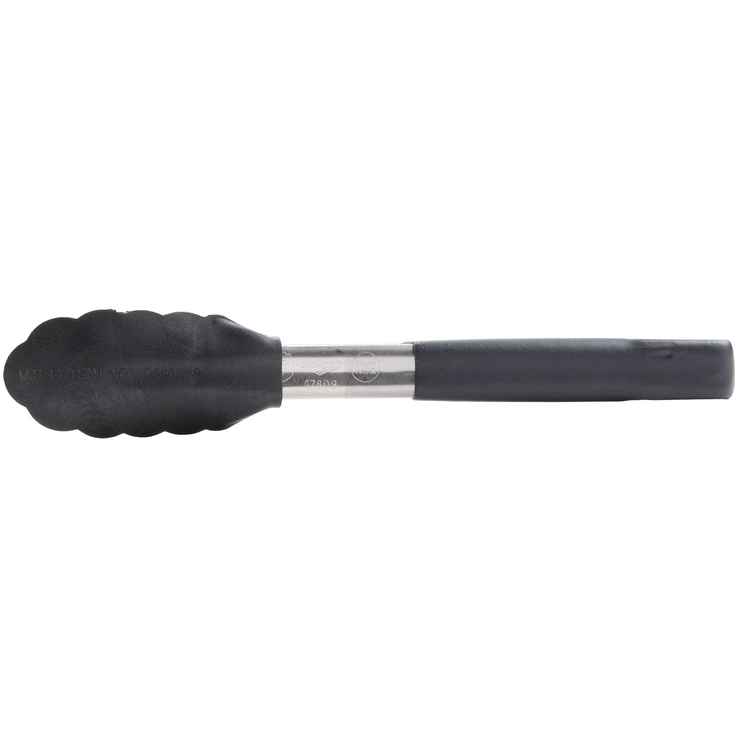 Vollrath High Temp Kool-Touch Nylon End One-Piece Tongs, 9.5", Black - 4780922