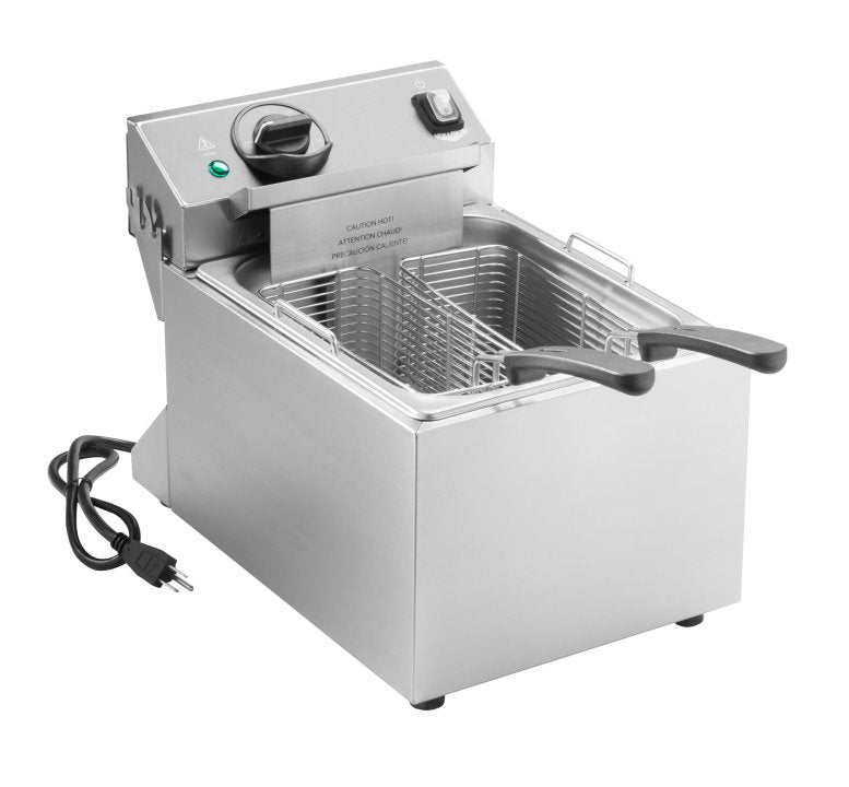 Vollrath CF2-1800-C Electric Standard-Duty Countertop Deep Fryer, 10 lb, 120V - CF2-1800-C