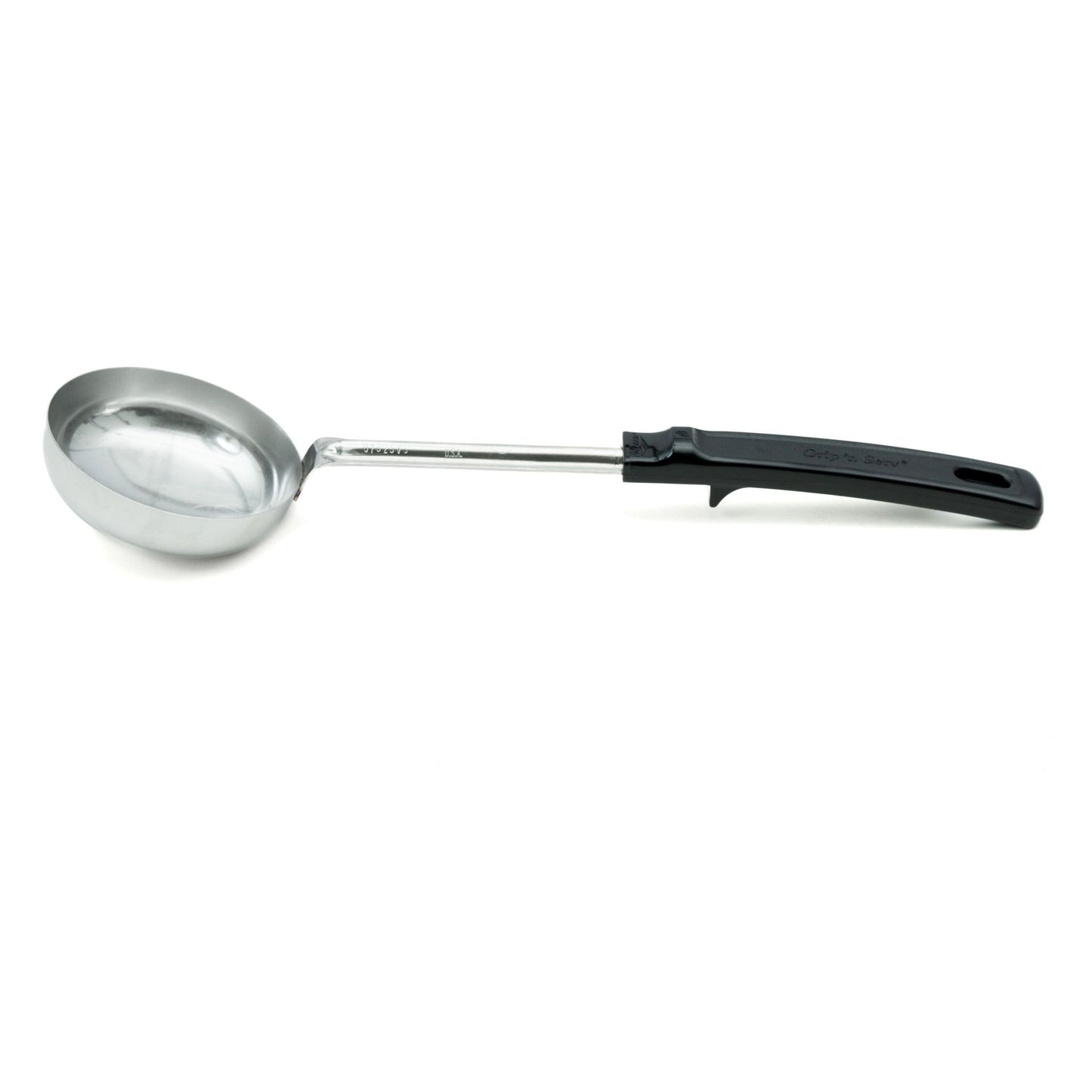 Vollrath Grip N Serve Solid Round Spoodle, 5 oz, Black Handle, FINAL SALE - 61174
