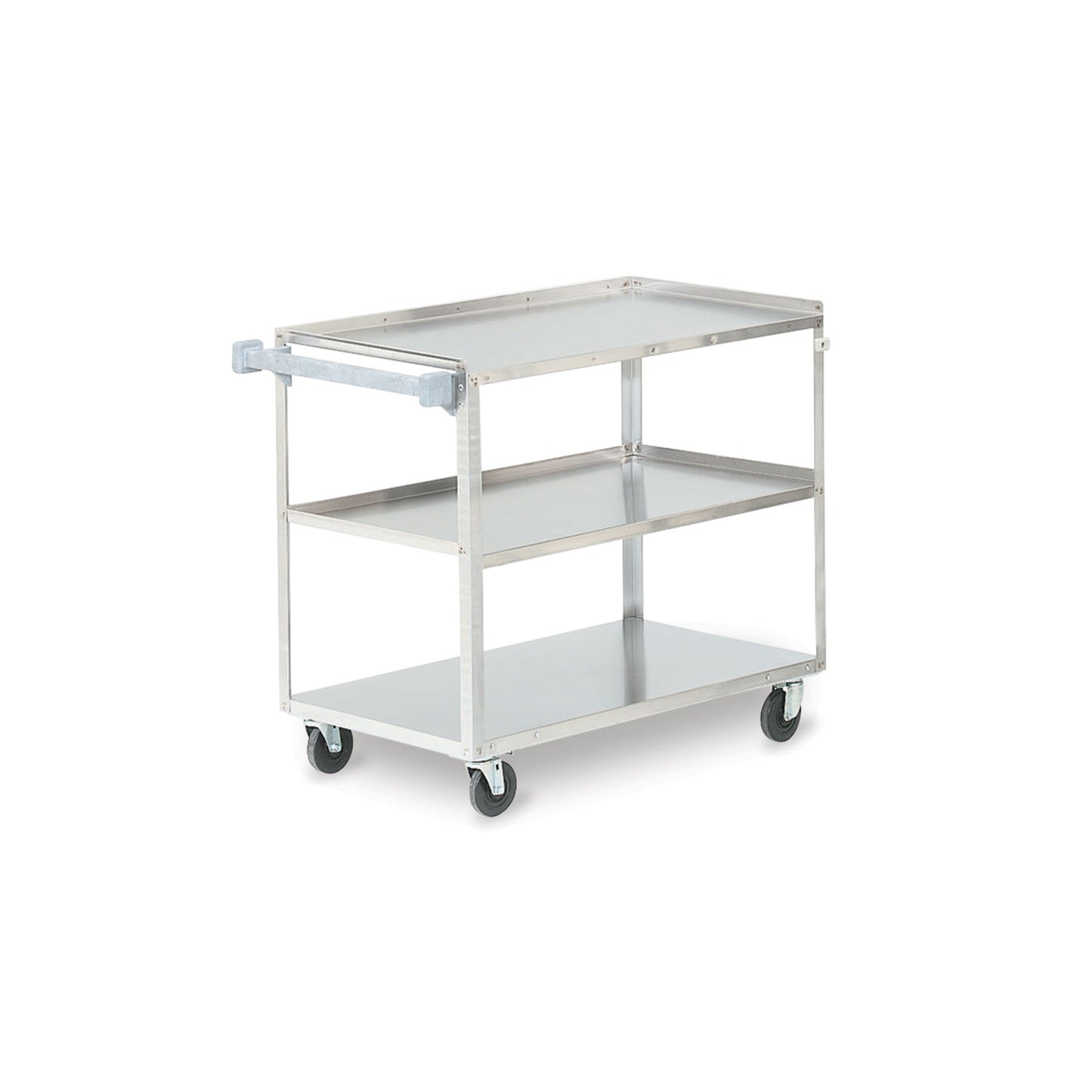 Vollrath Heavy-Duty 3 Shelf Utility Cart, Stainless Steel, 500 lb - 97140