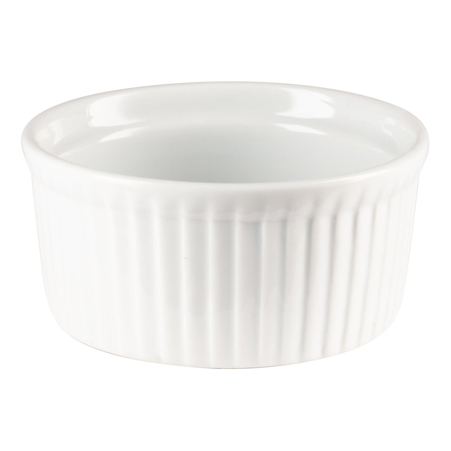 Browne Ramekin, 4.5 oz, White Porcelain (12-pack) - 564021W