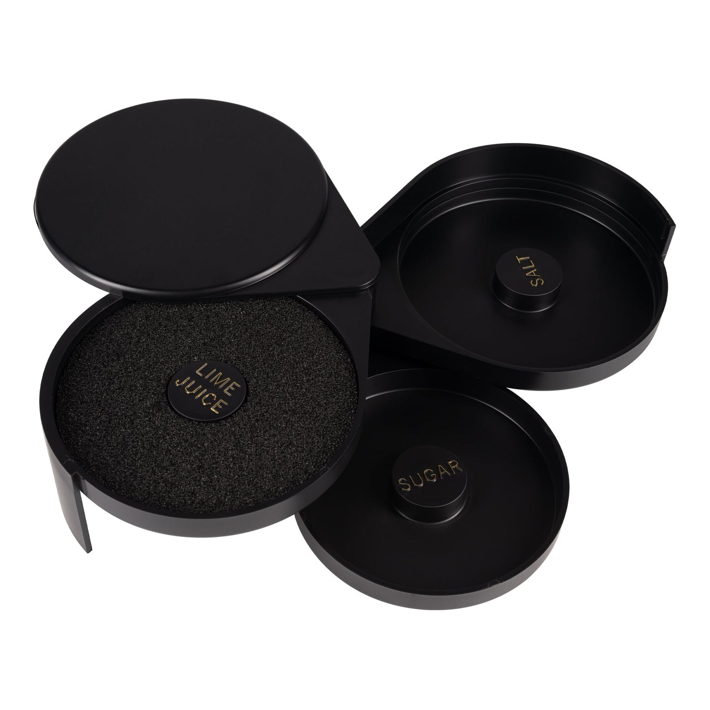 Browne 3-Tier Glass Rimmer, Black - 574834