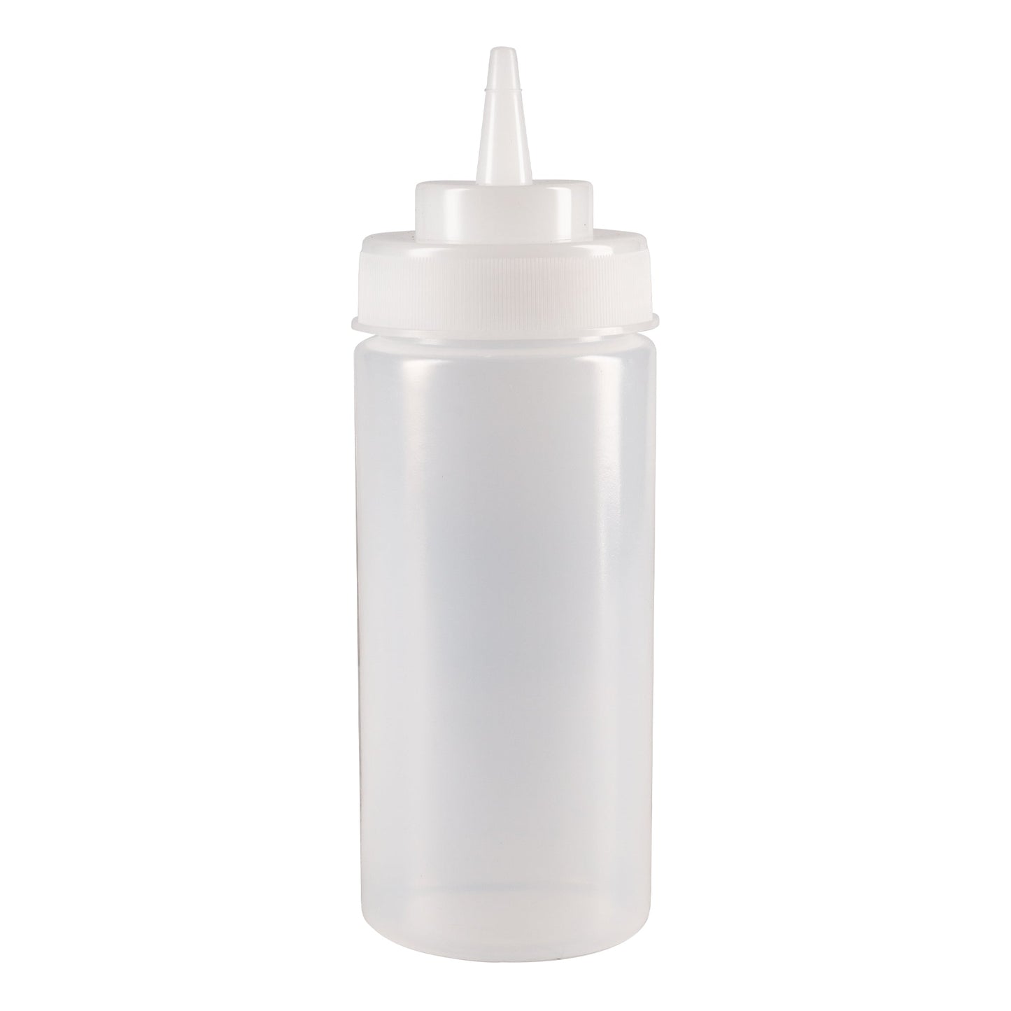 Browne Wide Mouth Squeeze Bottle, 16 oz, Clear - 57801600