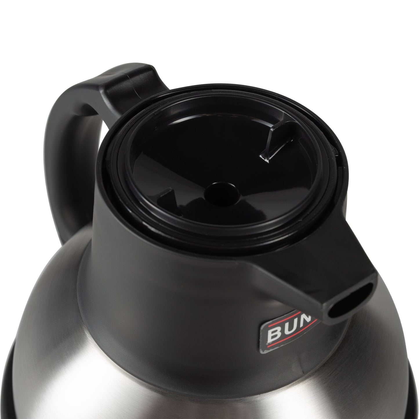 BUNN Deluxe Thermal Carafe Portable Server, 64 oz, Stainless Steel/Black - 18022.6005