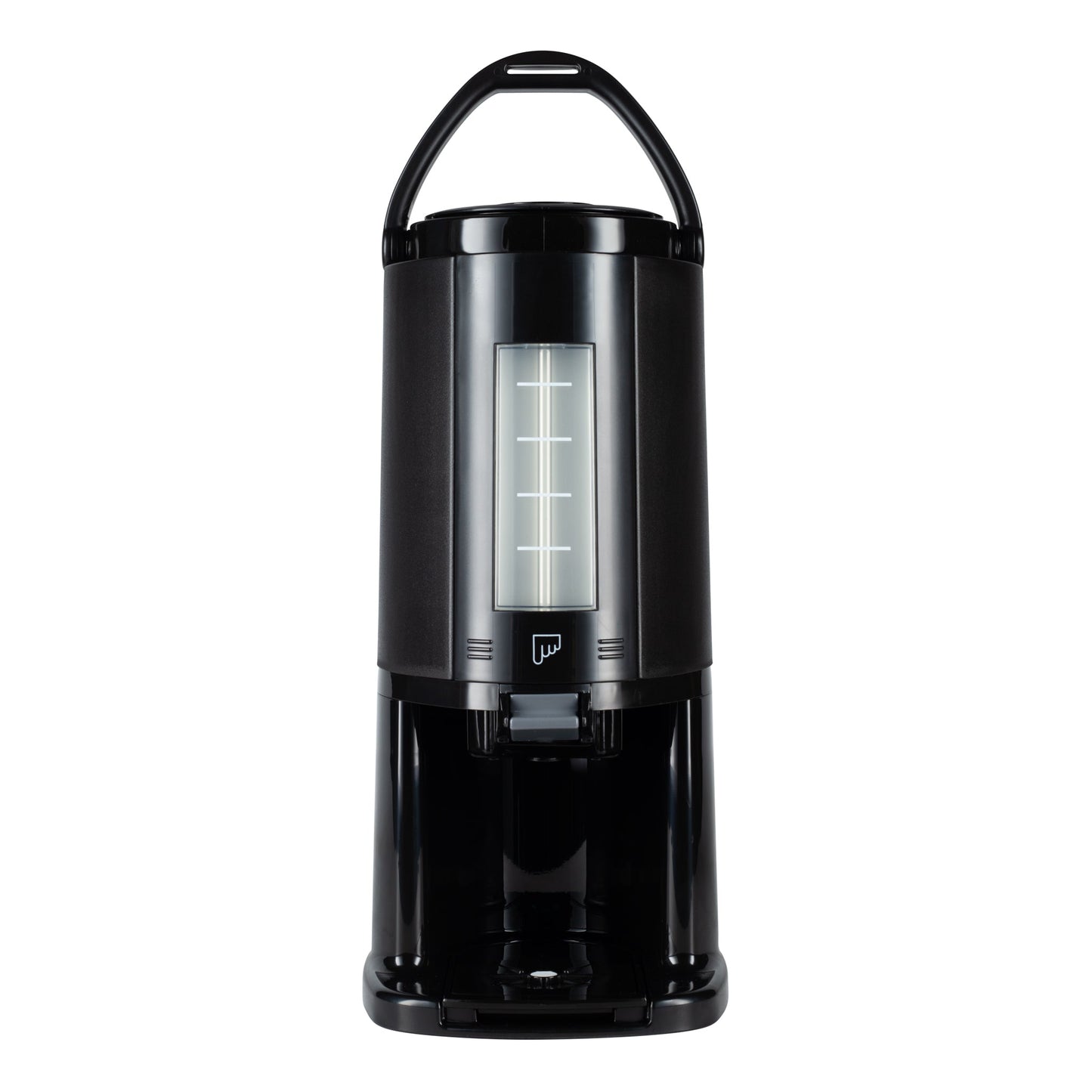 BUNN Thermal Server with Base and Brew Thru Lid, 84 oz, Black, Glass Liner - 23300.6102