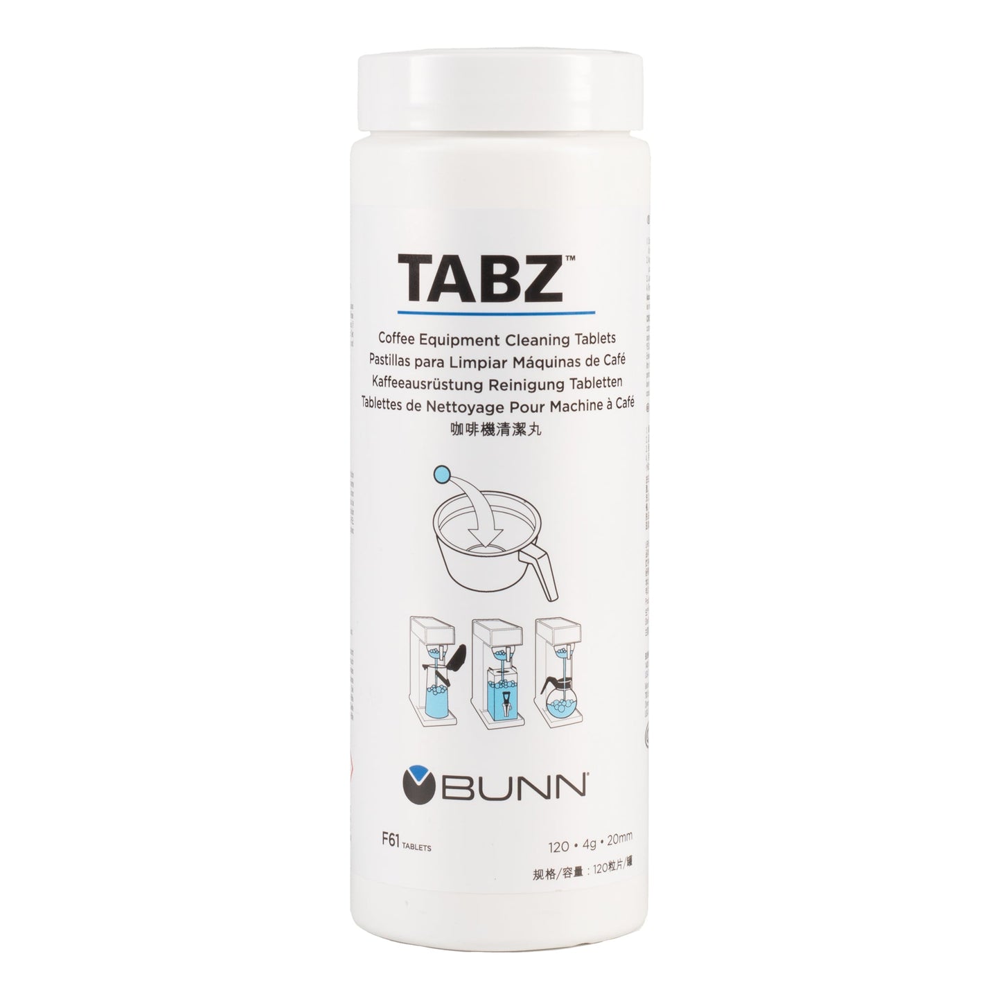 BUNN Tabz Coffee Equipment Cleaning Tablets - 39637.0002