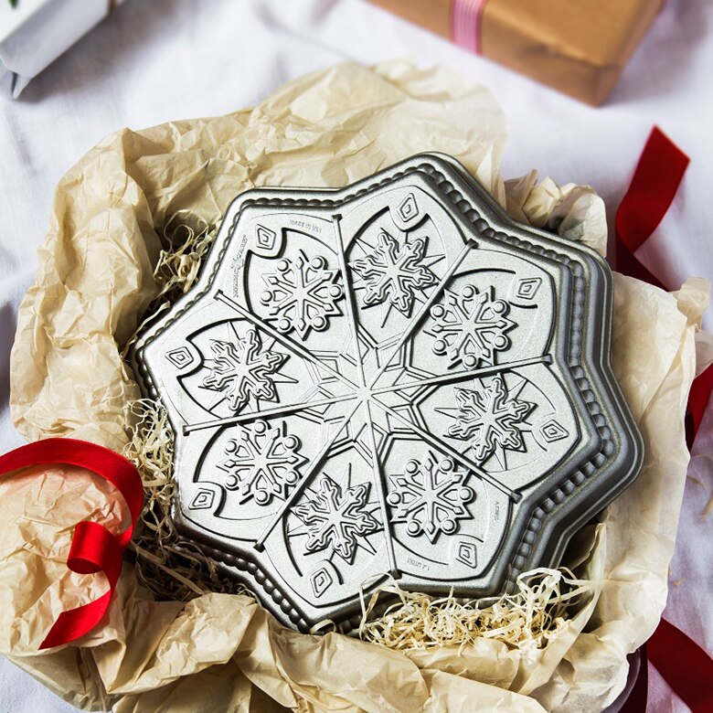 Nordic Ware | Poêle sablée Snowflake, aluminium moulé