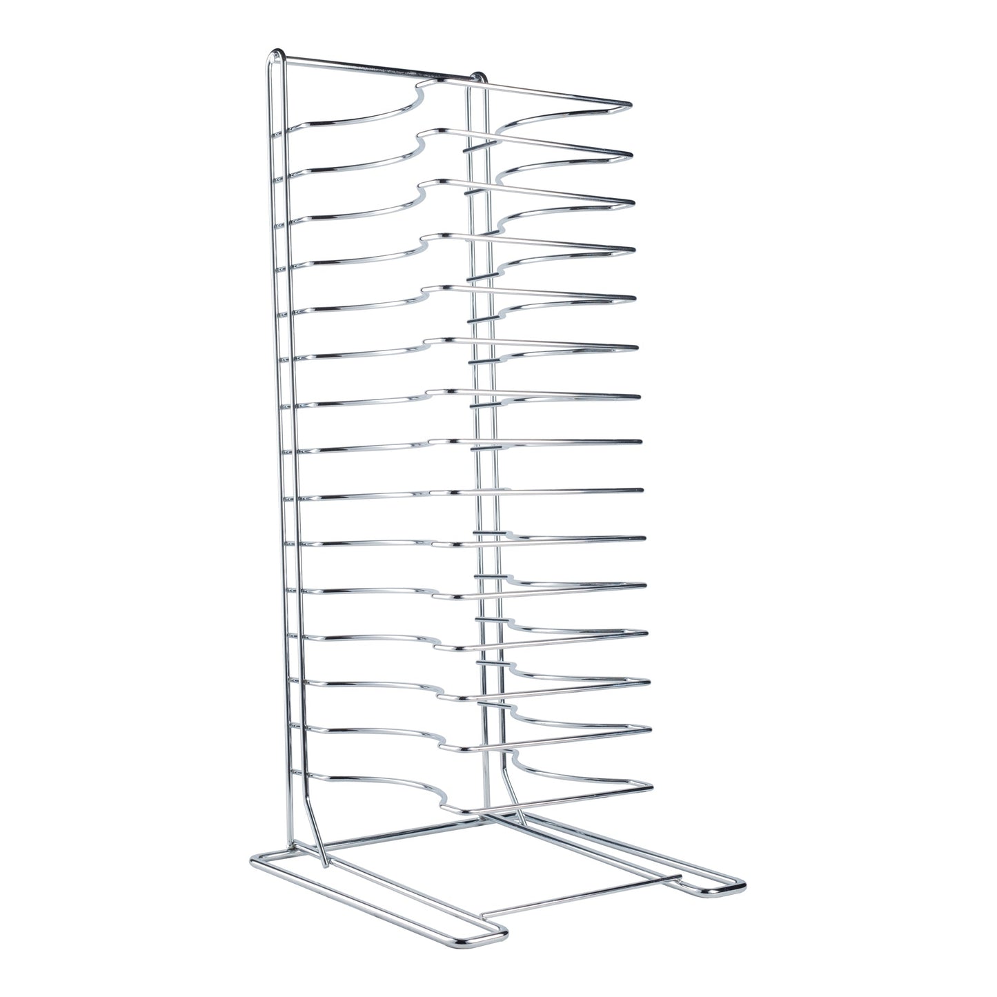 American Metalcraft Pizza Pan Storage Rack, 15 Shelves - 19029