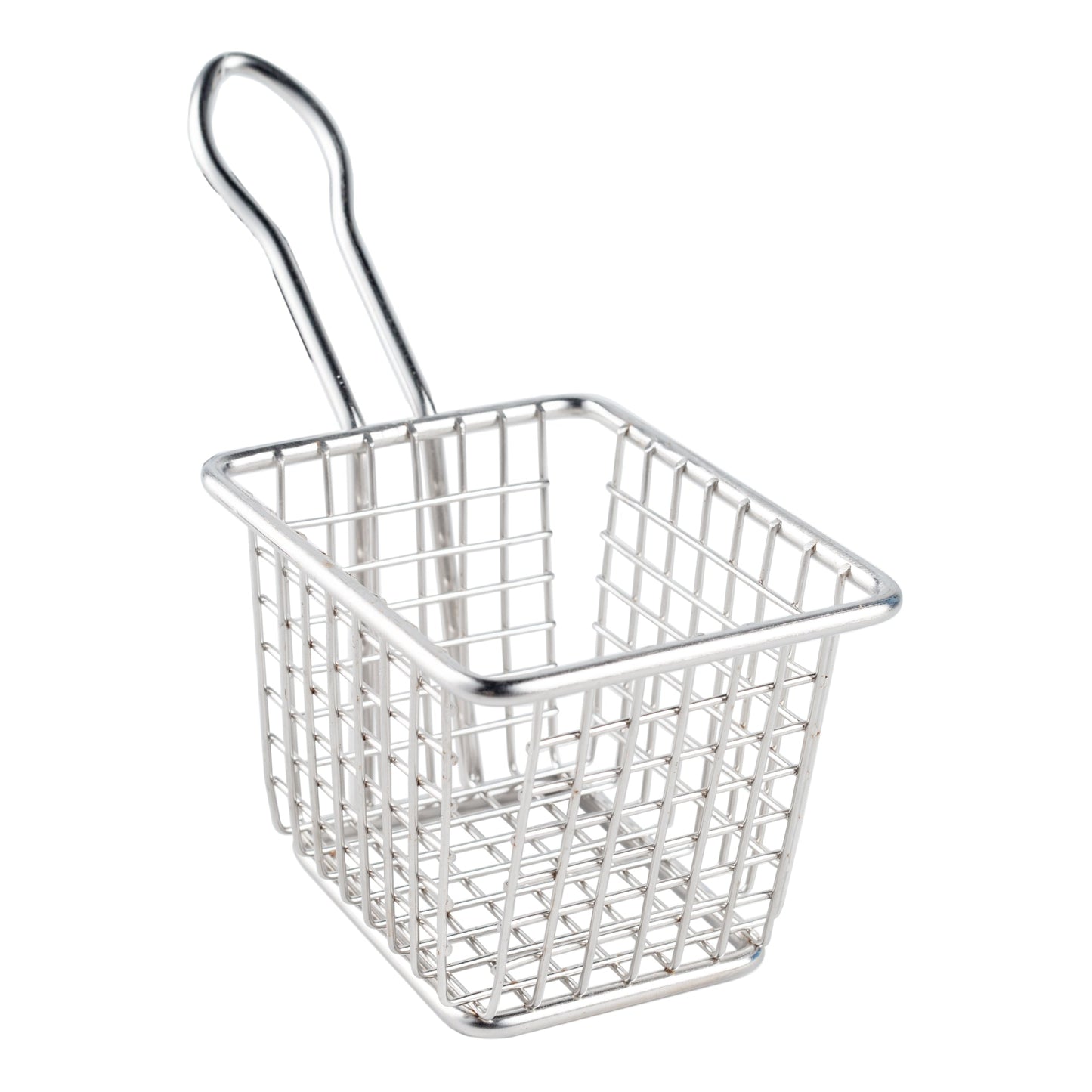 American Metalcraft | Mini panier à friture, rectangle, 4 » x 3 » x 3 », acier inoxydable