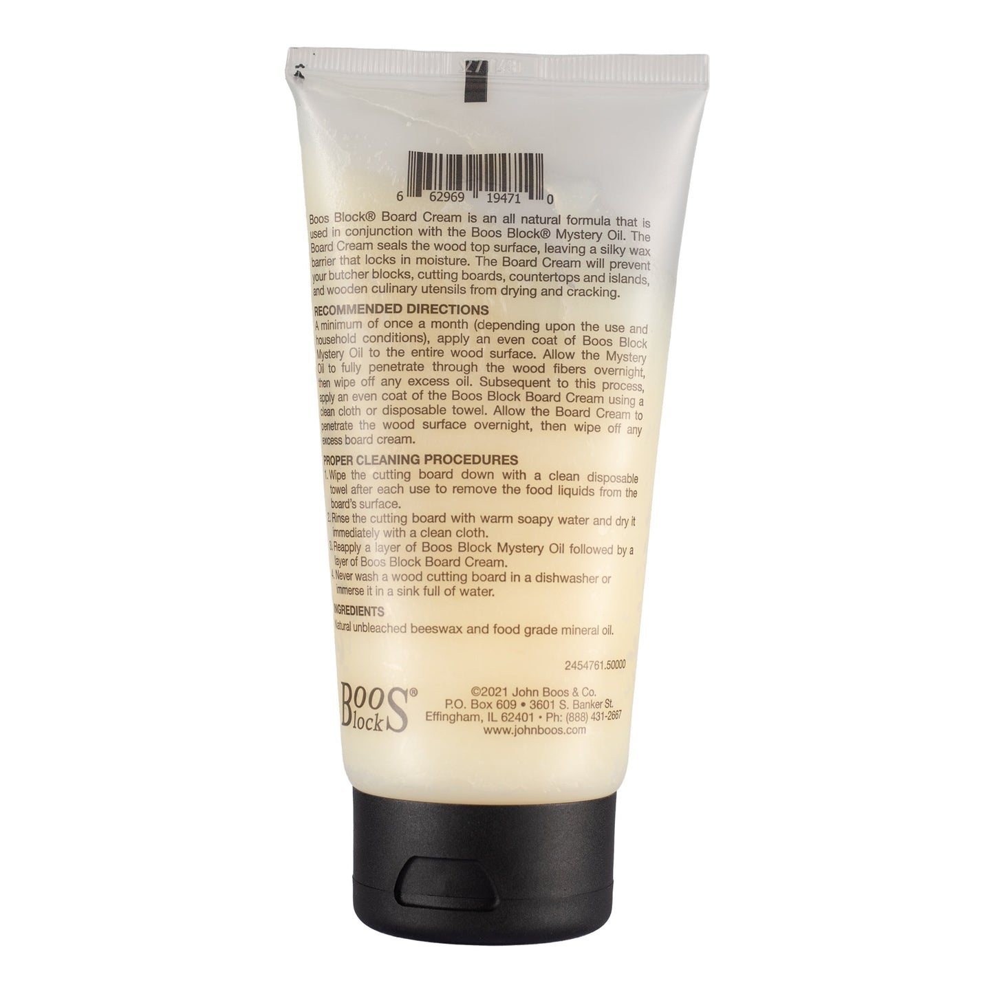 John Boos Boos Block Board Cream, 5 oz - BWC-12