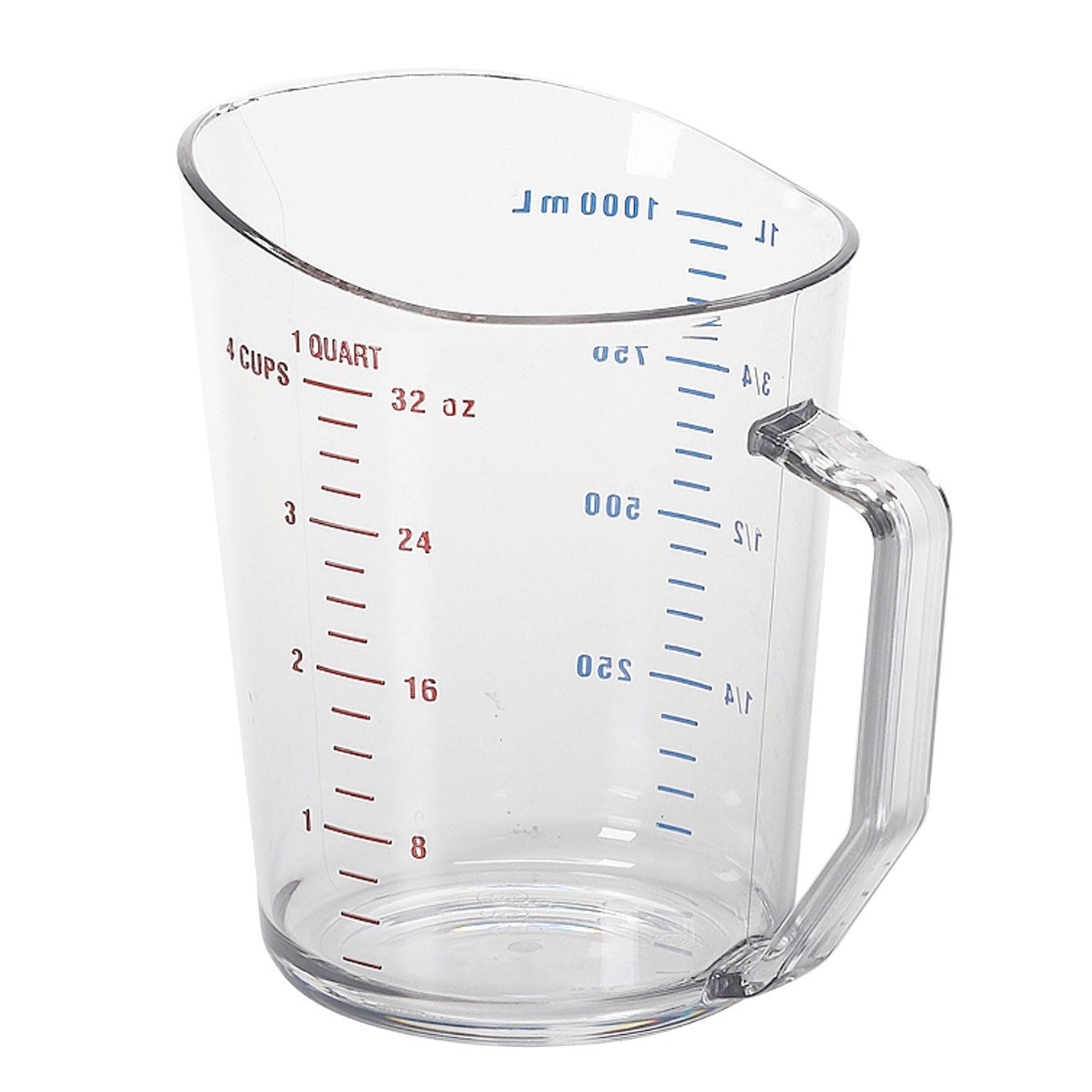 Cambro Camwear Measuring Cup, 1 qt, Clear - 100MCCW135